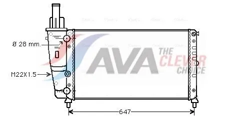 Radiator, engine cooling