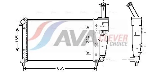 Radiator, engine cooling