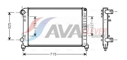 Radiator, engine cooling