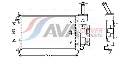 Radiator, engine cooling