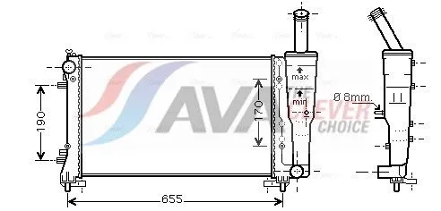Radiator, engine cooling