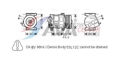 Compressor, air conditioning
