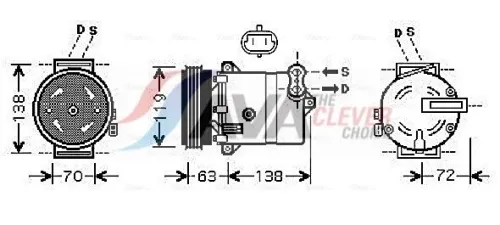 Compressor, air conditioning